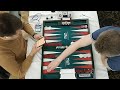 Backgammon. Чемпионат России. Полуфинал верхней сетки. 11 p. Фатыхов (красные) - Азизов (белые)