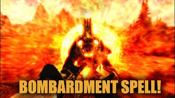 Skyrim SE - Amazing Bombardment spell (Apocalypse mod)
