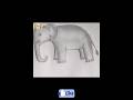 Elephant🐘Drawing🐘 How to draw elephant #elephant#drawing #art #atrwork#easydrawing #animals #sketch