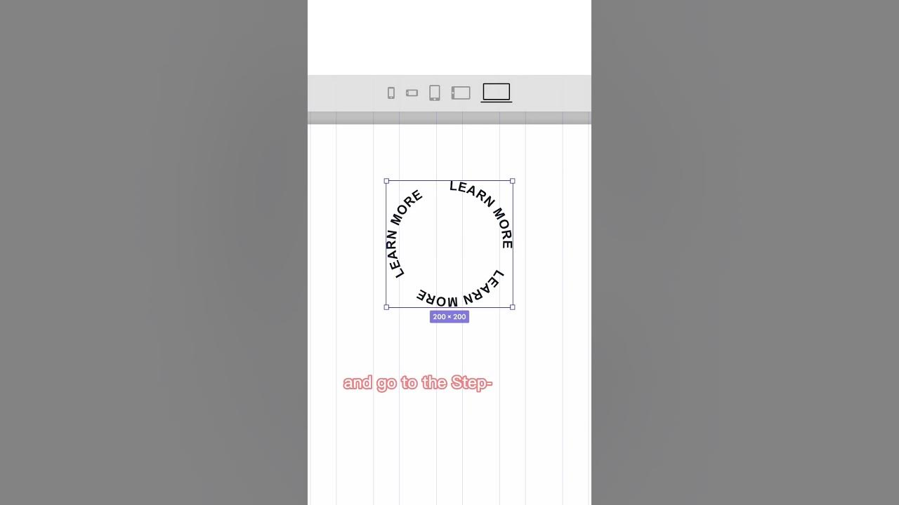 Round Text Animation Tutorial #shorts - YouTube
