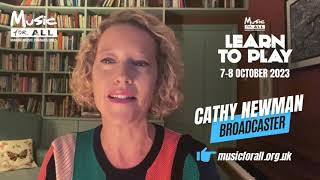 Hear why Channel 4 News presenter Cathy Newman, thinks you should get involved in Learn to Play!
