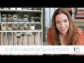 HOW TO ORGANIZE YOUR KITCHEN