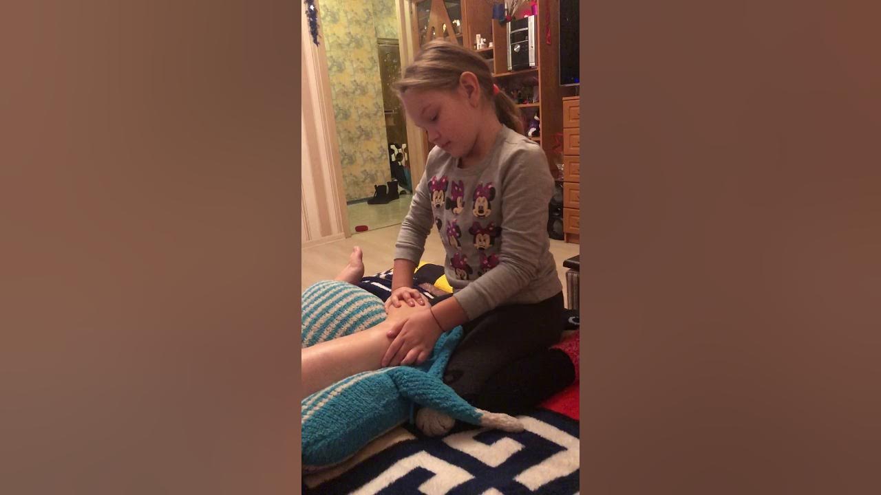 Сын делает мама массаж видео
