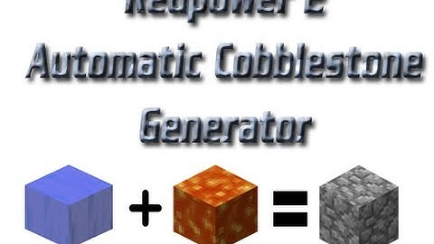 DJ&Riggaz: Automatic Cobblestone Generator (RedPower2 - Tekkit & Feed The Beast)