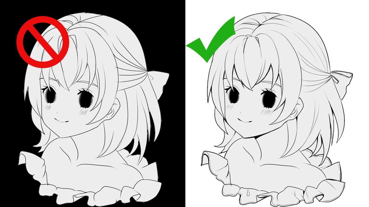 How to Draw Clean and Pretty Linework | Anime & Manga (Basics) | Pigliicorn  | Skillshare