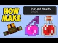 MINECRAFT How to Make a Potion of HEALING (2024) (Full Guide)