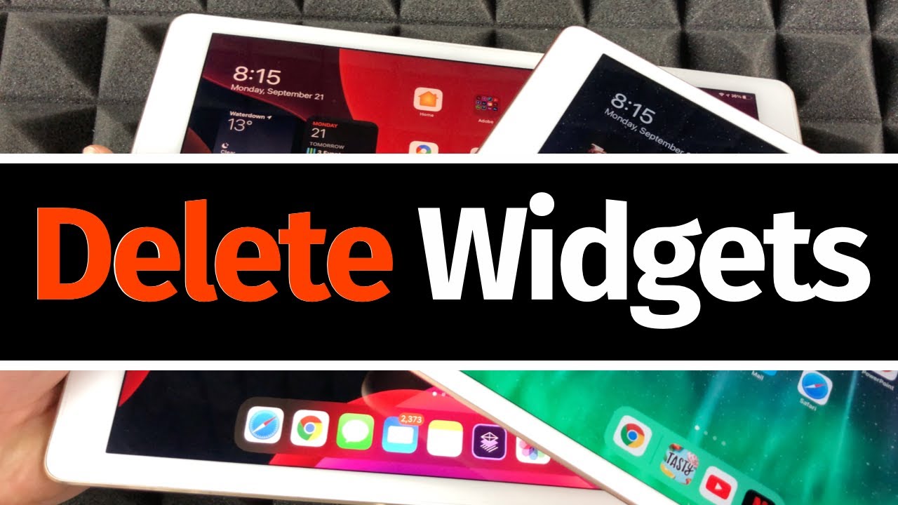 How To Delete Widgets On IPad Home Screen IPad Mini IPad Air IPad