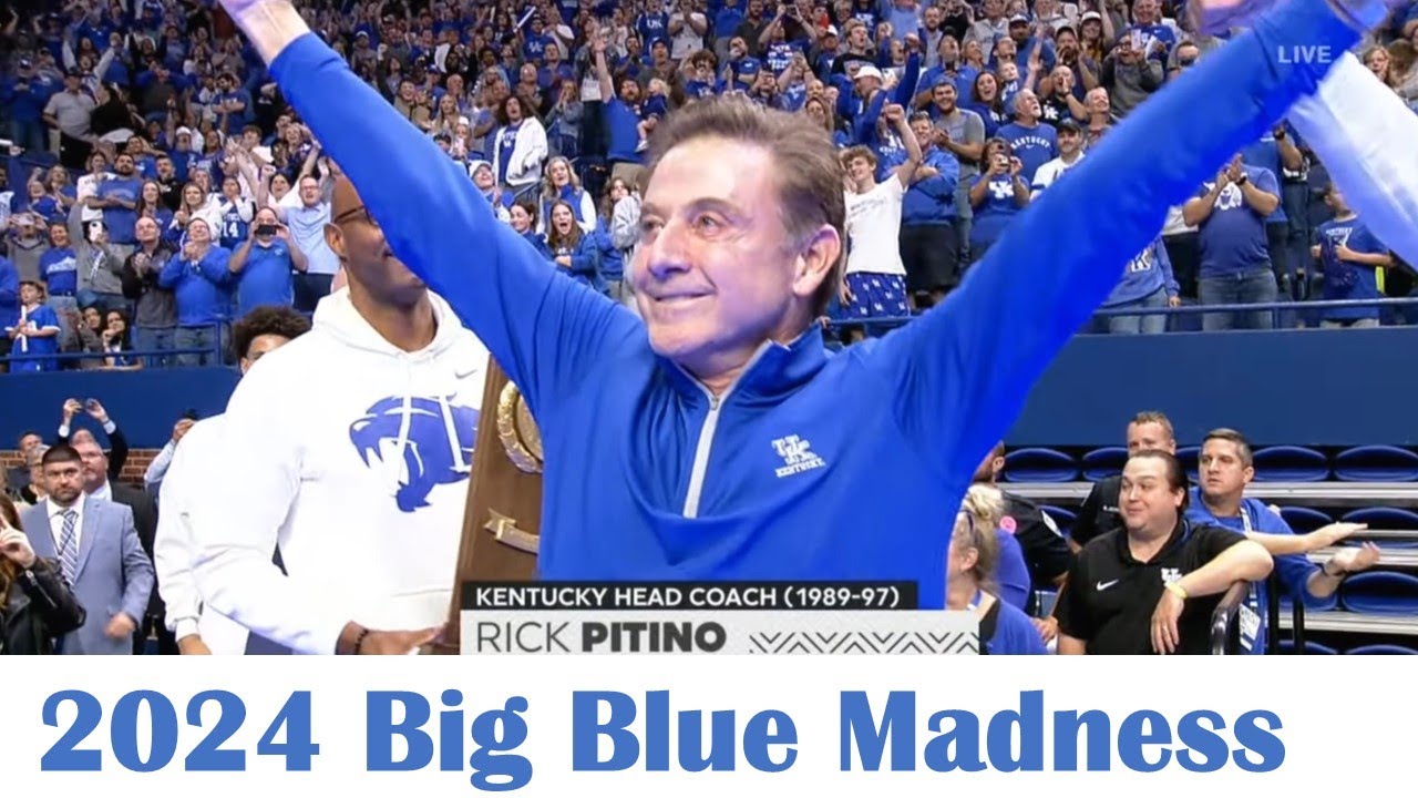 Coach Pitino Came back to Rupp Arena, 2024 Big Blue Madness