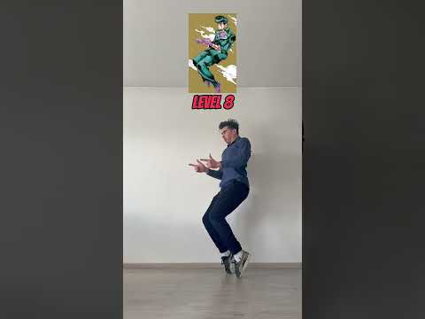 Jojo poses level 1 - 10 😁 #manga #anime #jojo #jojopose #pose