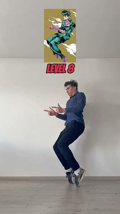 Jojo poses level 1 - 10 😁 #manga #anime #jojo #jojopose #pose