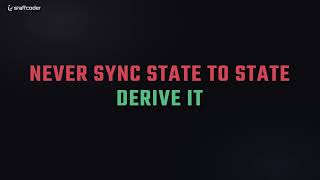Derived State in React Explained in Under 4 Minutes Guide