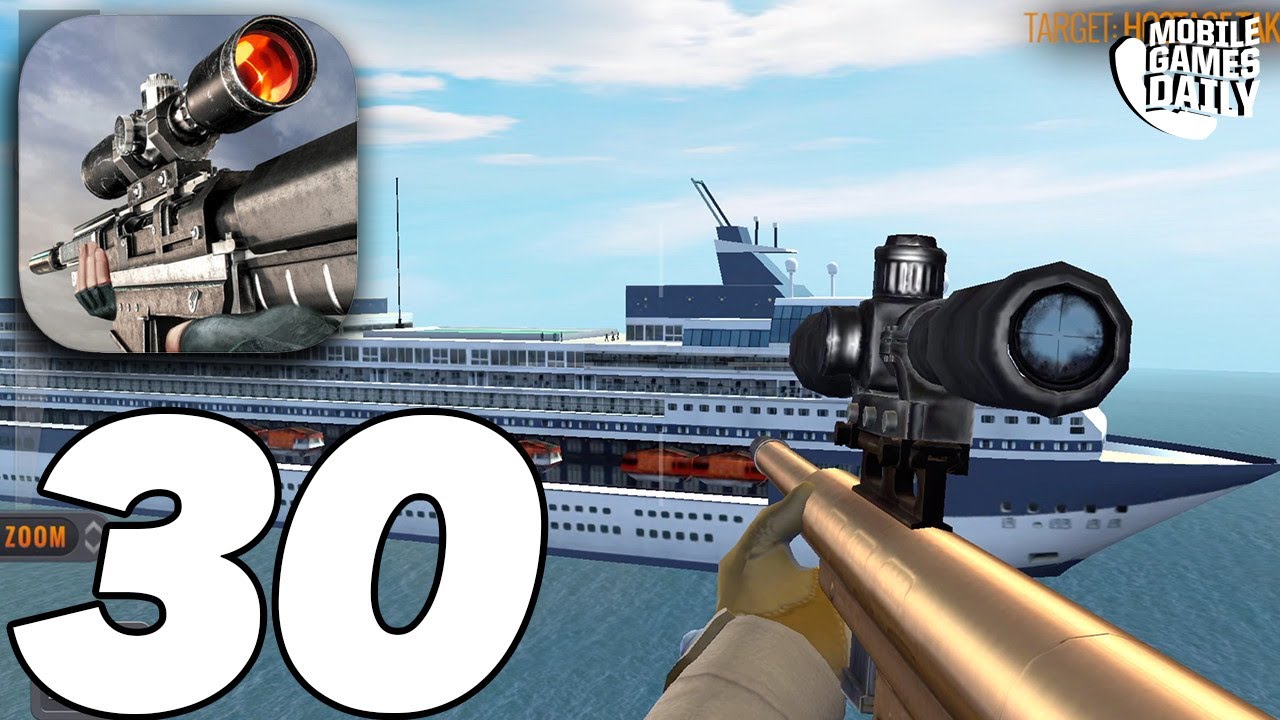 SNIPER 3D ASSASSIN Gameplay Walkthrough Part 30 - Adami Islands Primary Missions (iOS Android)