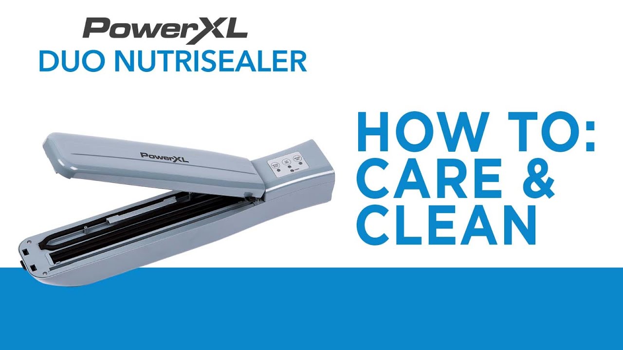 PowerXL Duo NutriSealer Food Vacuum Sealer Machine with Vacuum