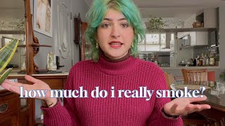 a day in the life of a REAL smoker - vlog ִ ࣪𖤐.ᐟ