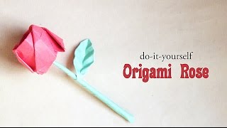 DIY Origami Paper Rose | Easy Paper Flower Tutorial | Arts & Crafts for Beginners