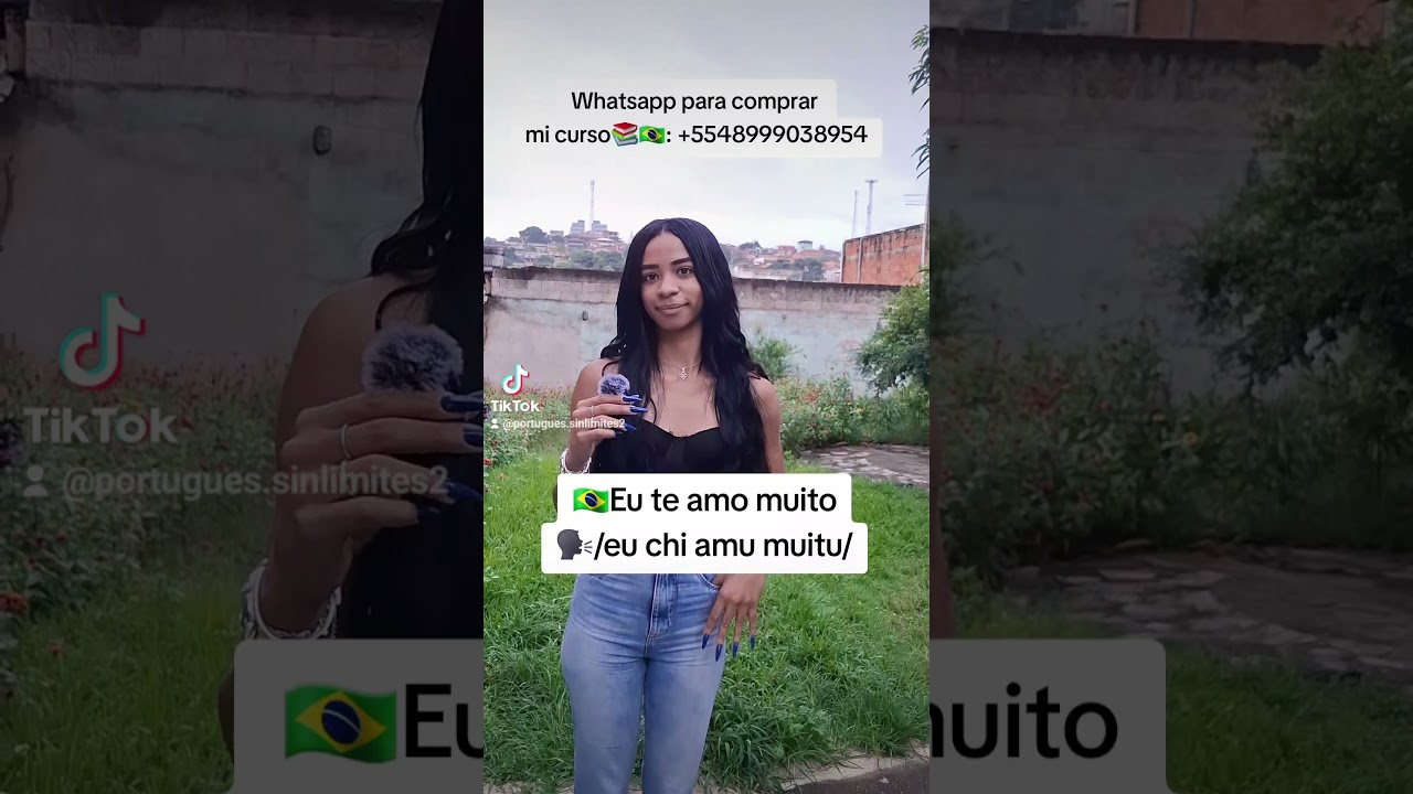 ¿Cómo se dice "te amo" en portugués?