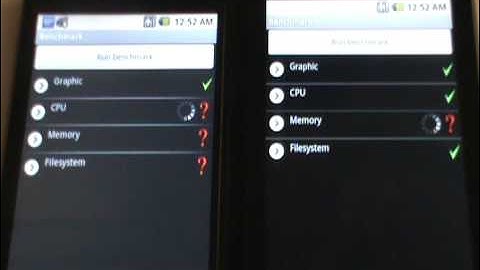 Droid vs MyTouch (Head to Head Performance Comparison)