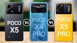 Poco X5 5G Vs Poco X4 Pro 5G Vs Poco X5 Pro 5G @theprtech