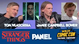 Stranger Things Panel (FIXED)  Tom Wlaschiha & Jamie Campbell Bower  Wales Comic Con November 2023