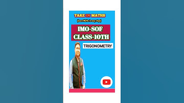 ⚡ Trigonometry PYQ Class 10 | IMO Olympiad Question Explained |Take in Maths #olympiadmaths