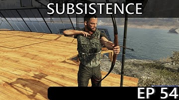 Subsistence S1 | Ep54 | Flirting with Death & Level 3 Upgraded Recurve Bow / Lever Action Rifle!