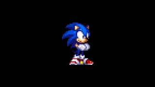 just a test of few sprites My Mod.Gen Hybrid Sonic sprites (light speed shoes)