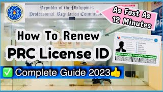 HOW TO RENEW PRC LICENSE ID CARD 2023 | RENEWAL OF PROFESSIONAL ID CARD | Complete Guide PRC RENEWAL