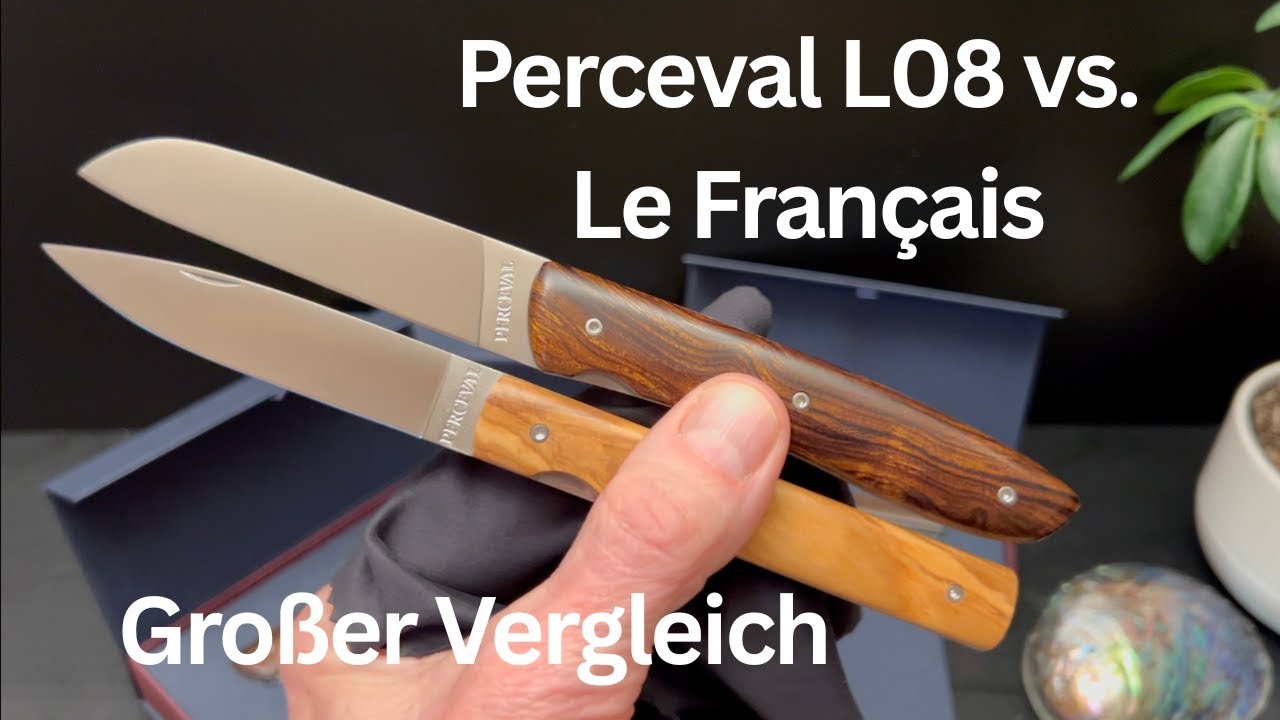 L08 Perceval Taschenmesser Vergleich L08 vs. Le Français - YouTube