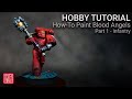 Howto paint blood angels part 1  infantry  hobby tutorial