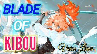 Fanny Blade of Kibou - Aspirant skin voice lines and quotes - dialogues Mobile Legends