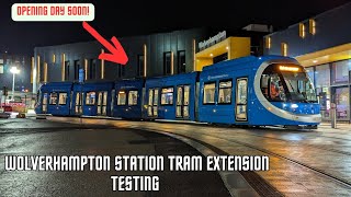 Wolverhampton Station Tram Extension Testing 12/06/23