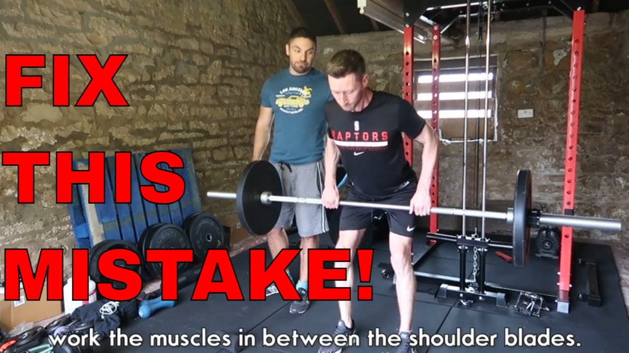 How To Bent Over Row For A Bigger Back (AVOID THIS MISTAKE!) - YouTube