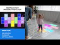 Hopscotch  interactive floor projector game from lumoplay