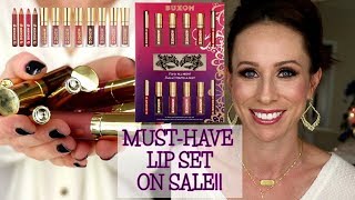 MUST-HAVE BEAUTY GIFT (ON SALE!) || BUXOM PARTY ALL NIGHT LIP PLUMPING VAULT || REVIEW & SWATCHES