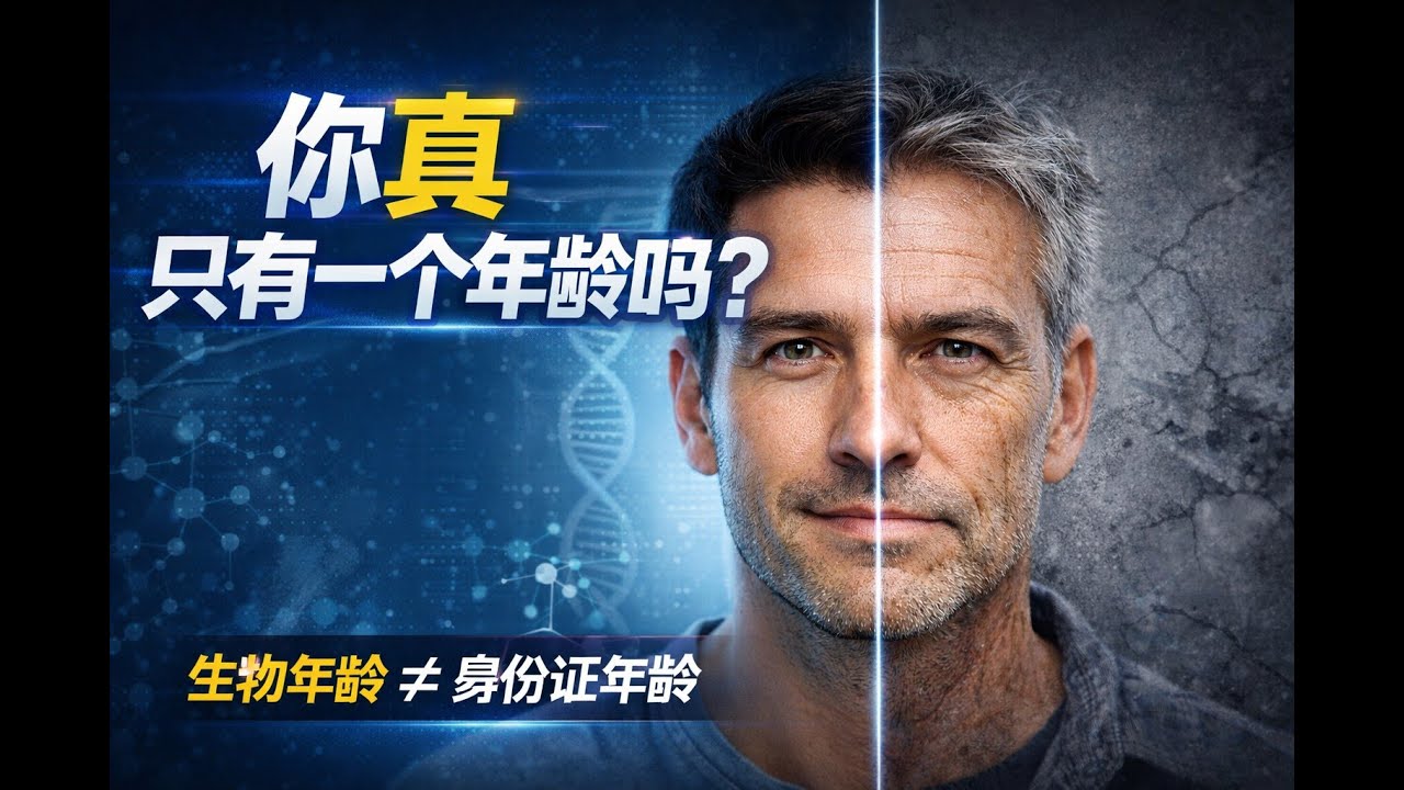 你真的只有一个年龄吗？你可能比自己以为的要老得多！Do You Really Have Just One Age? You May Be Older Than You Think！