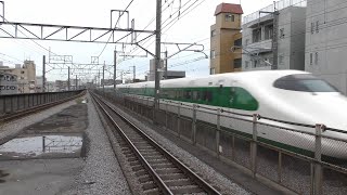 東北新幹線 E2系J66編成 200系カラー @浮間舟渡