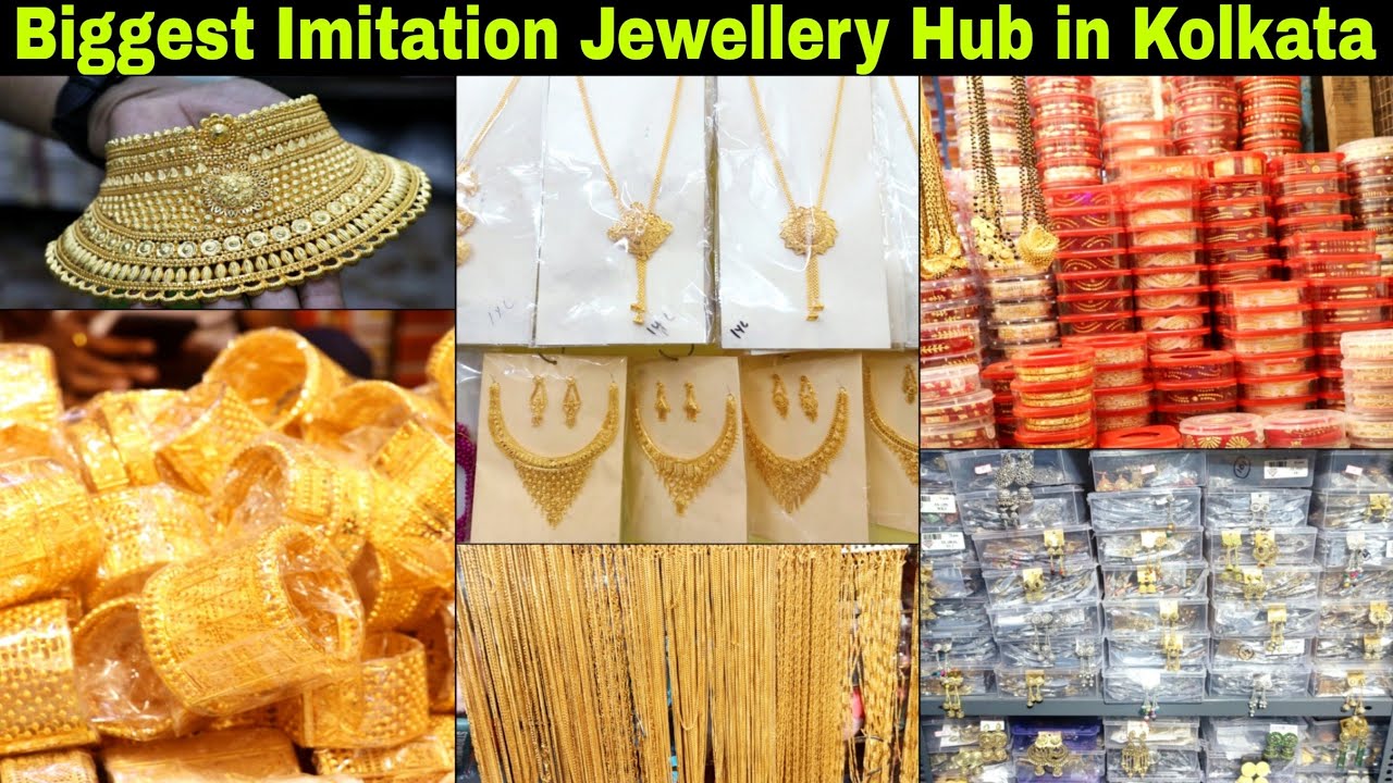 Best Quality Cheapest Imitation Jewellery Wholesale Market In Kolkata | Gold Plated Jewellery Shop |