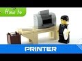 How to make a LEGO Small Office Printer (MOC, Basic) How to make a LEGO Small Office Printer (MOC, Basic)