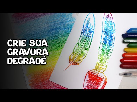Vídeo: Como Desenhar Uma Gravura