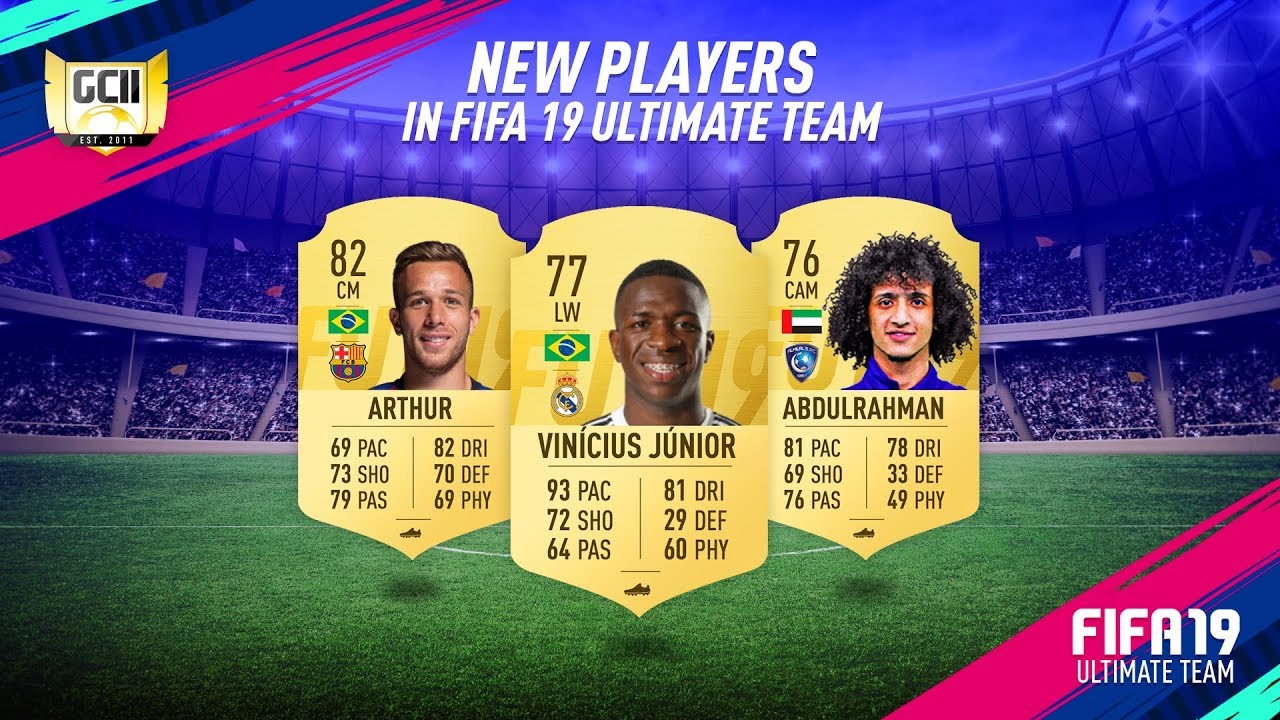 New Players On Fifa 19 Ultimate Team W Vinicius Junior Abdulrahman More