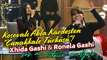 Kosovo sisters' 'Çanakkale Ballad' ! Xhida Gashi & Ronela Gashi Voice Analysis