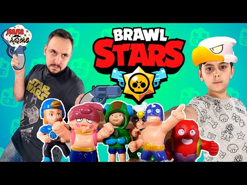 ФИГУРКИ БРАВЛ СТАРС ОЖИЛИ! ПАПА РОБ И ЯРИК ИГРАЮТ В BRAWL STARS - НОВЫЕ СКИНЫ!