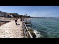 A trip to the beach of the city of Bari, Italy رحلة الي شاطئ مدينة باري بإيطاليا