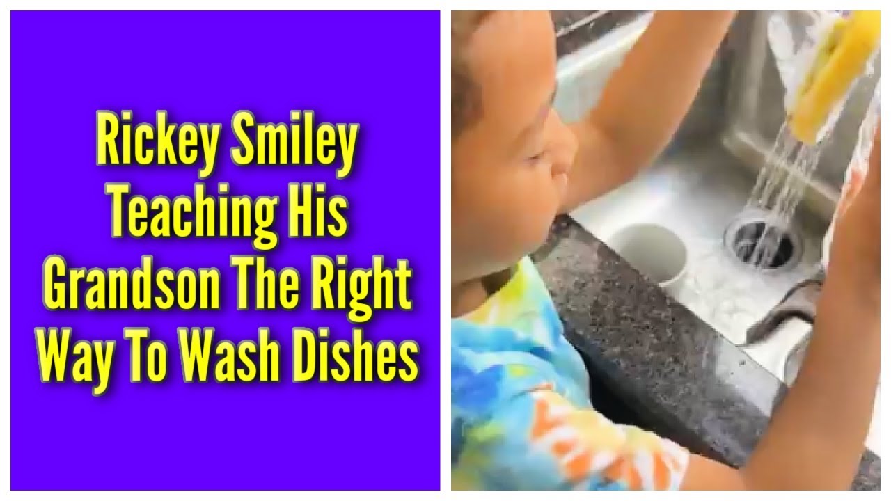 Teaching My Grandson The Right Way To Wash Dishes