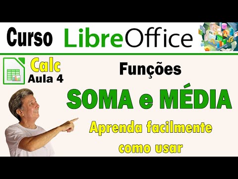 aula 4 libreoffice SOMA e MÉDIA Aprenda facilmente a usar