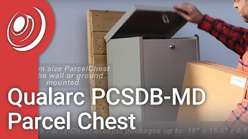 Qualarc PCSDB-MD Parcel Chest Secure Delivery Box (Medium Size)