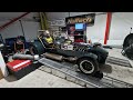 Cosworth powered caterham on itbs on the dyno