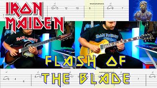 Iron Maiden - Flash of the Blade Guitar Cover |Tab|