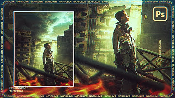 How I Created ‘ Ashes of My Home ’ in Photoshop – Step-by-Step Tutorial! Photo Manipulation