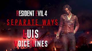 Resident Evil 4 - Separate Ways: Luis Sera Voice Lines + Efforts